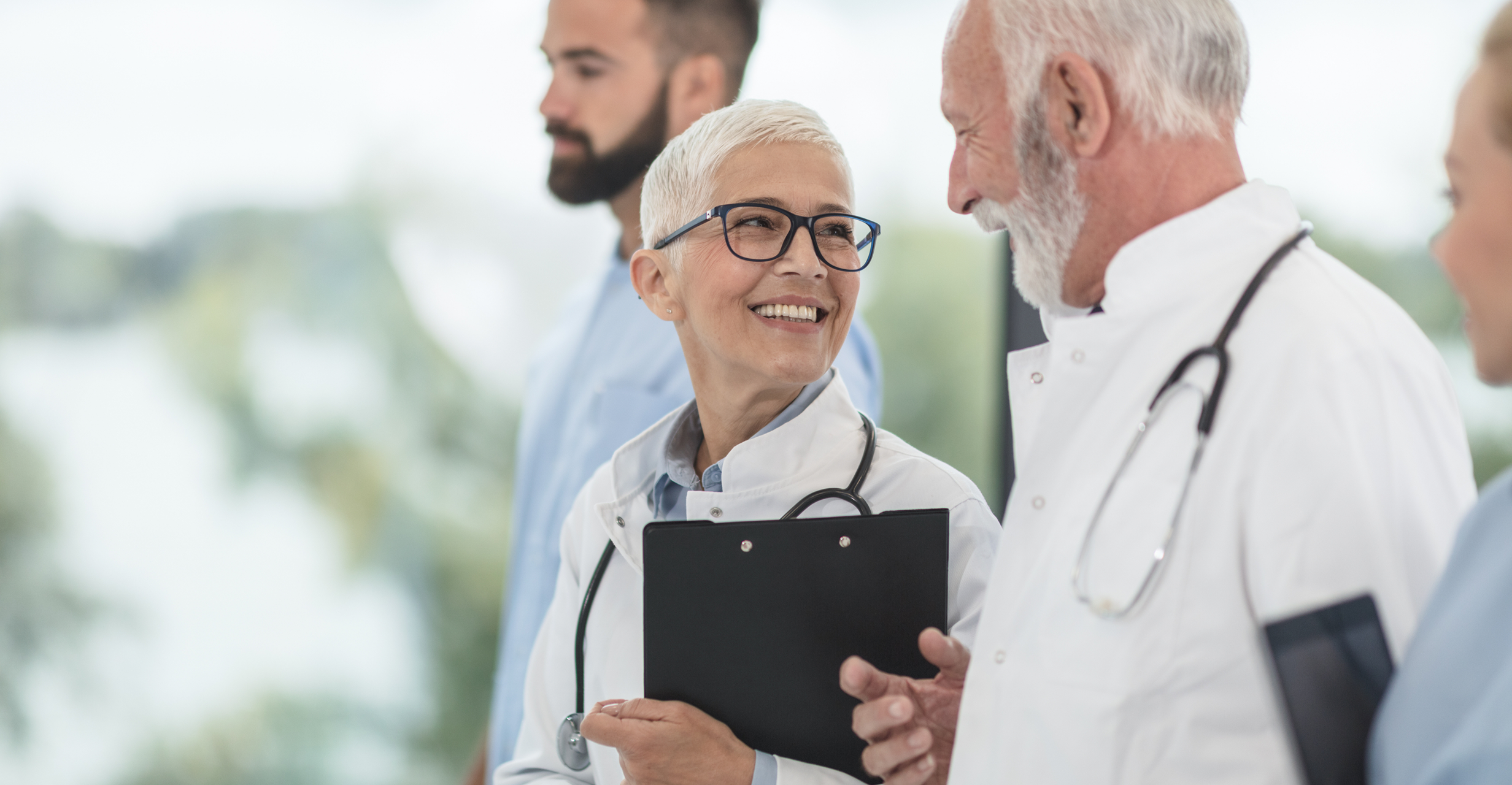 doctors and nurses talking